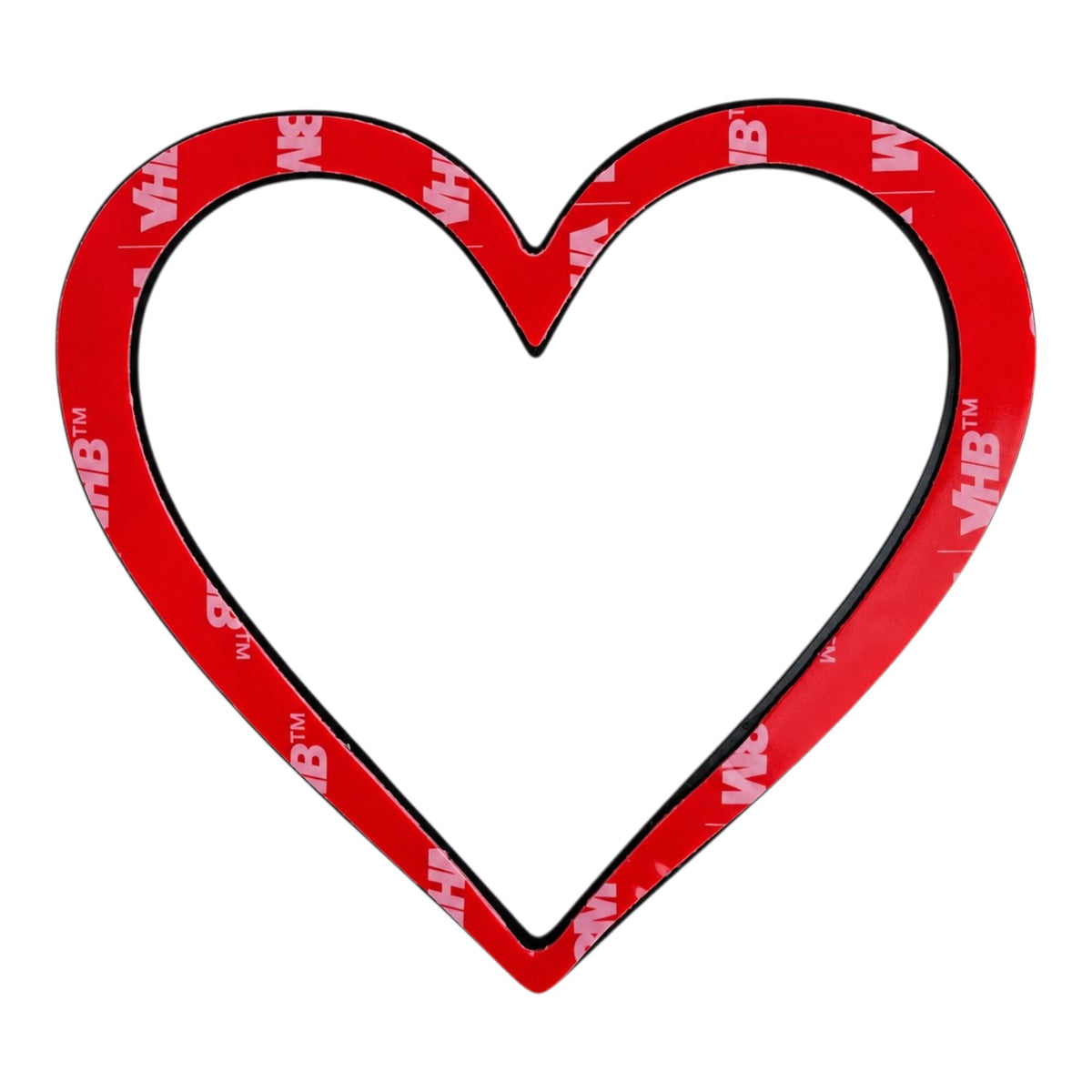 Heart Car Emblem (Black)