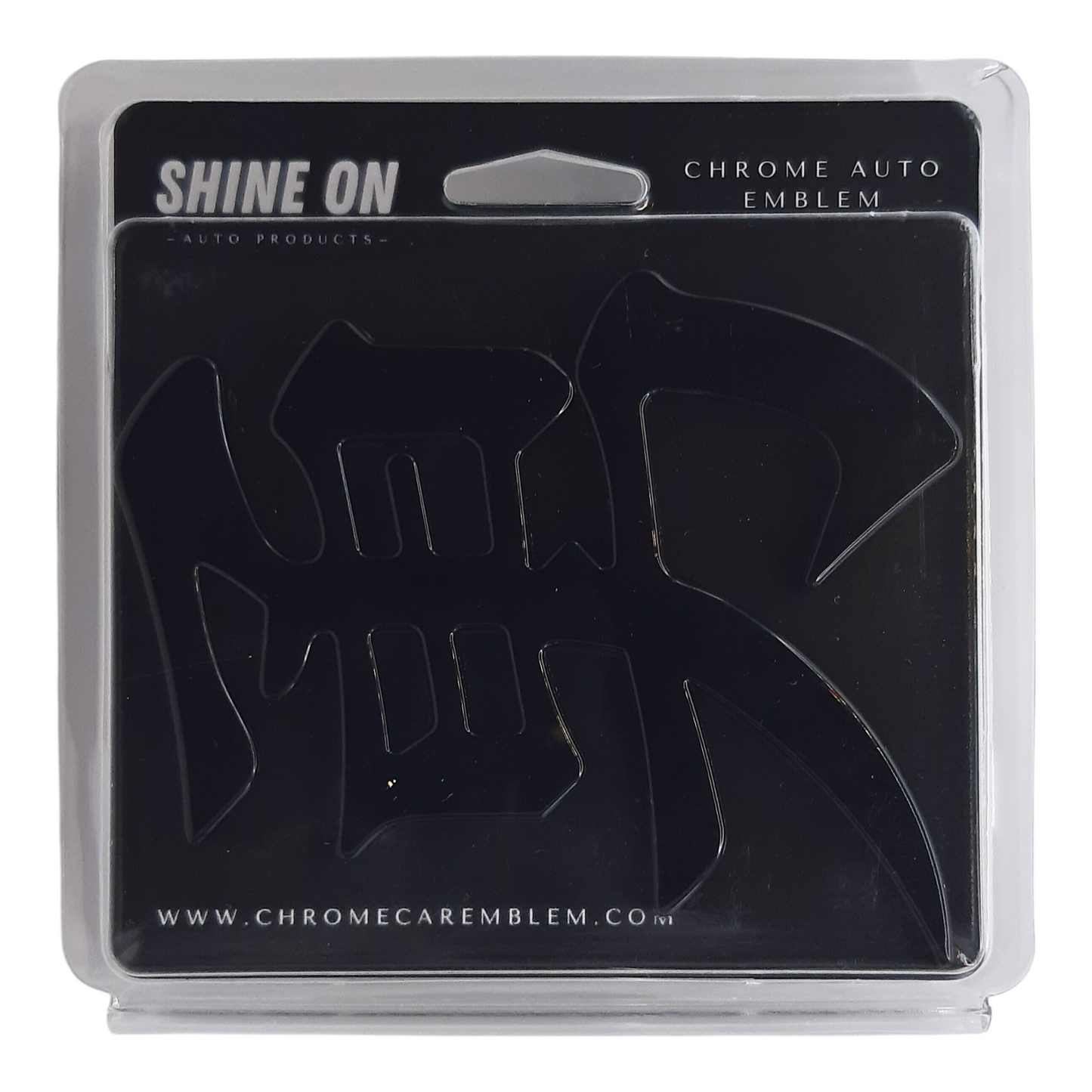 Kanji for Courage Japanese and Chinese Auto Emblem (Black)