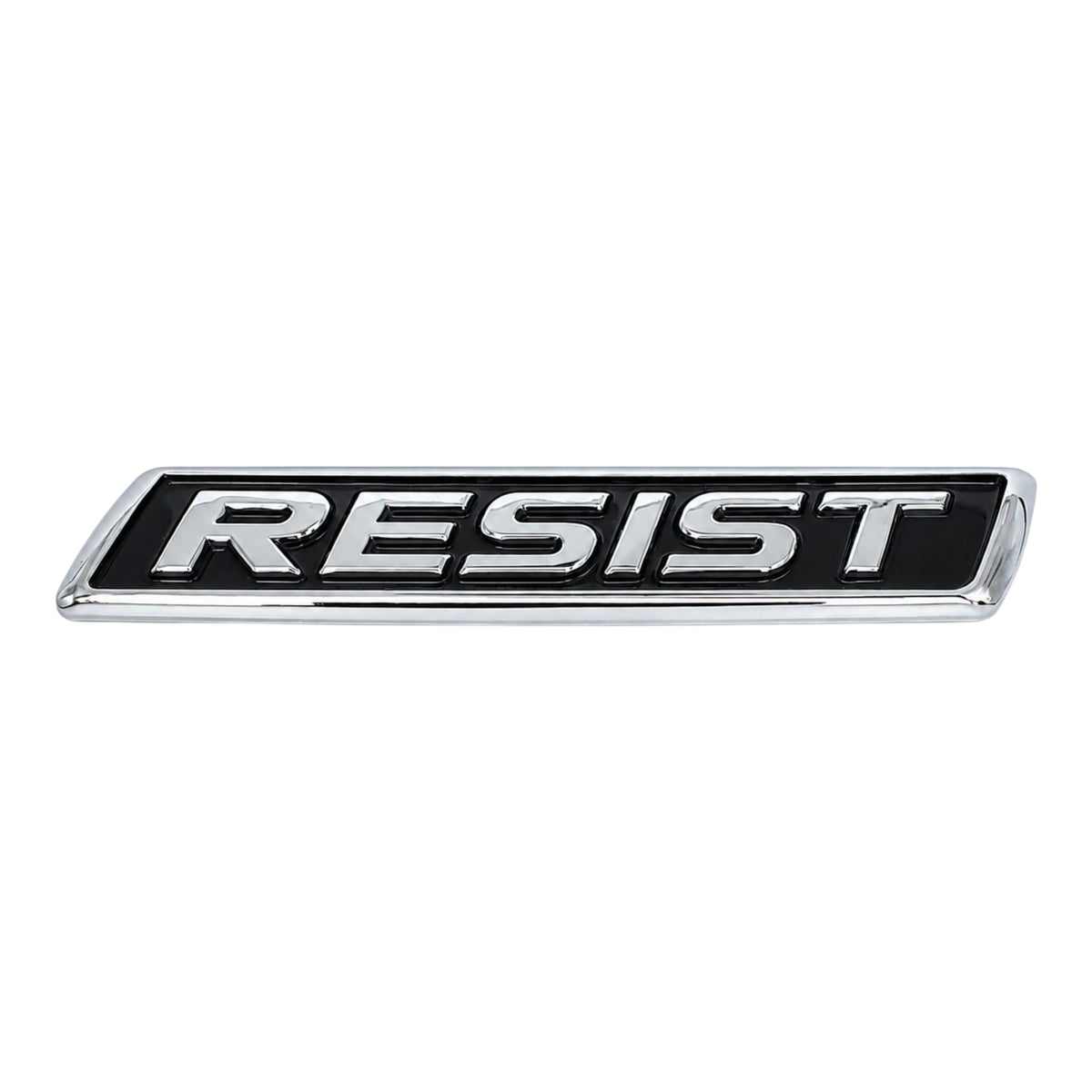 RESIST Chrome Car Emblem