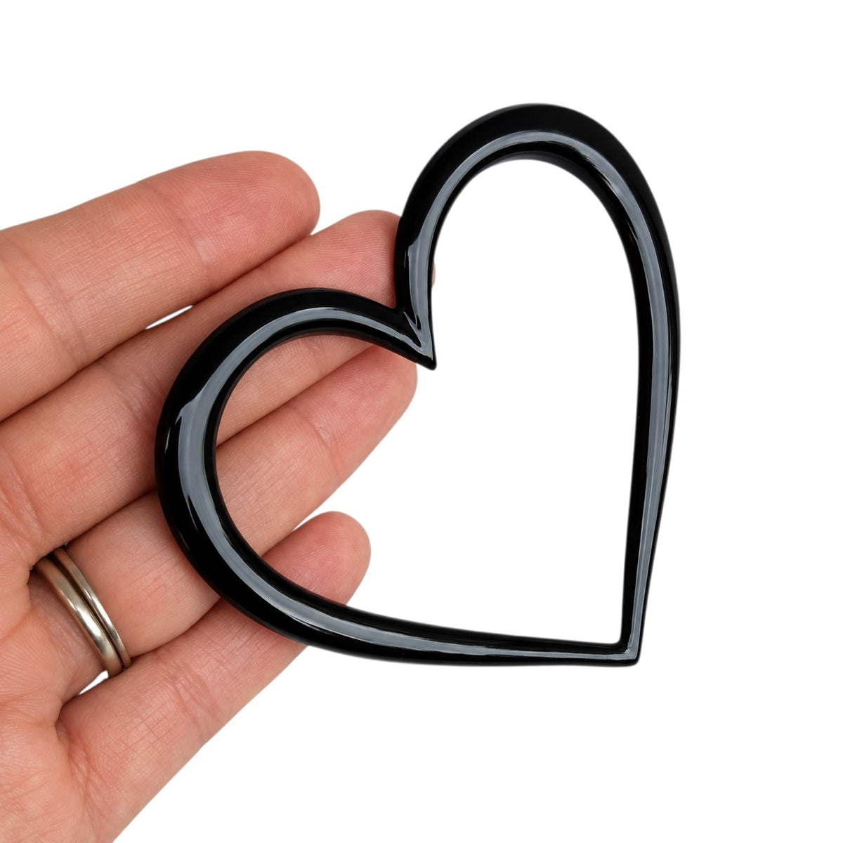 Heart Car Emblem (Black)