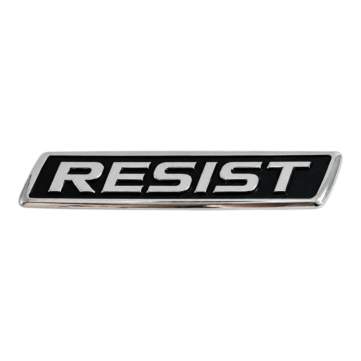 RESIST Chrome Car Emblem