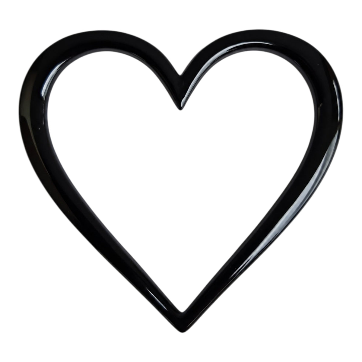 Heart Car Emblem (Black)